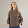 LIVING CRAFTS Padme | Pull-Over Bleu Encre/Rouille New