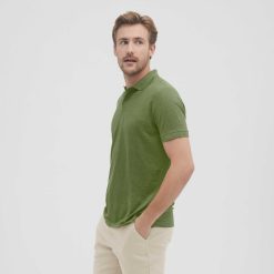 LIVING CRAFTS Ole | Chemise Polo Olive Hot