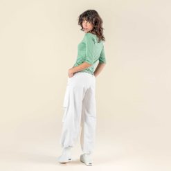 LIVING CRAFTS Regle | Pantalon Blanc Best