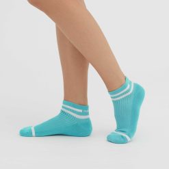 LIVING CRAFTS Orell | Chaussettes Montantes Sneaker, Lot De 2 Eaux De Recif/Blanc Wholesale