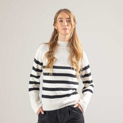 LIVING CRAFTS Paloma | Pull-Over Noir/Creme New